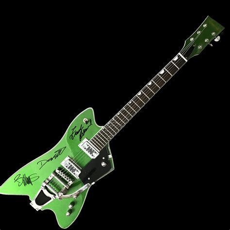 ZZ TOP Greenie Guitar signed