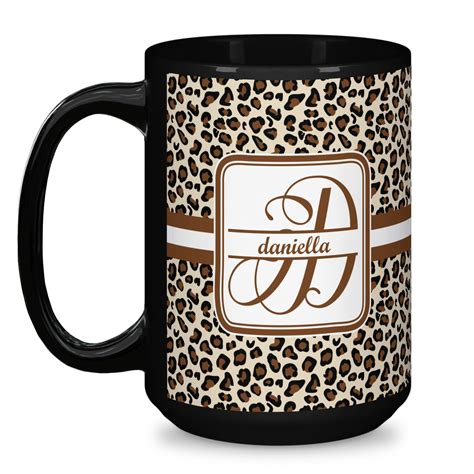 Custom Leopard Print Coffee Mug (Personalized) | YouCustomizeIt