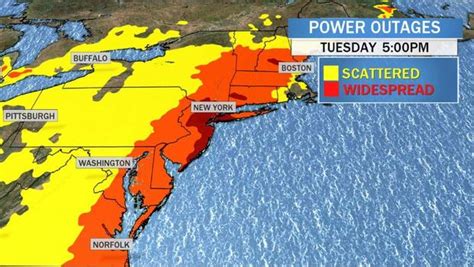 Strongest winds since Superstorm Sandy could bring widespread power ...