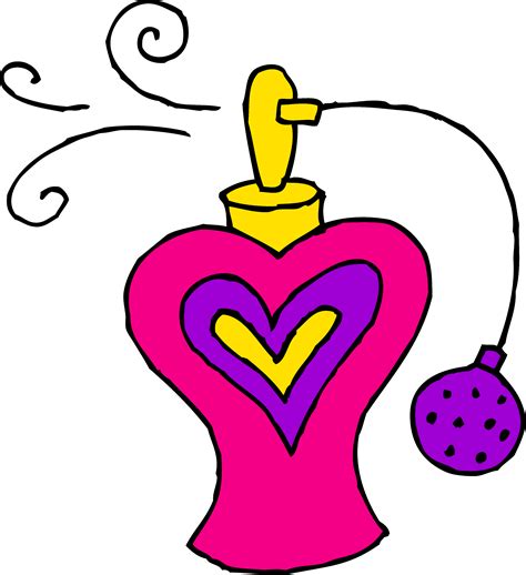 Pink Bottle of Perfume Clipart - Free Clip Art