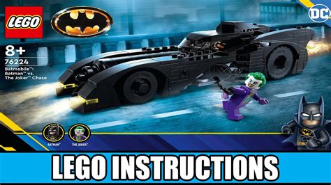 LEGO Instructions | DC Comics Super Heroes | 76224 | Batmobile: Batman vs. The Joker Chase - YouTube