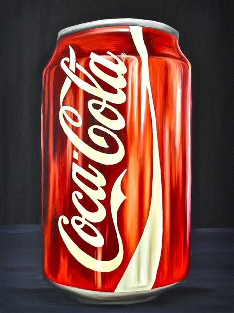 Coca Cola Can, Coke Cola, Cola Dose, Wallpaper Art Deco, Observational Drawing, Acrylic Painting ...