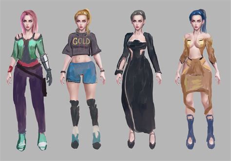 Cyberpunk Concept Art, Cyberpunk 2077 Concept Art Reveals Styles Players Can Adopt In Game - It ...