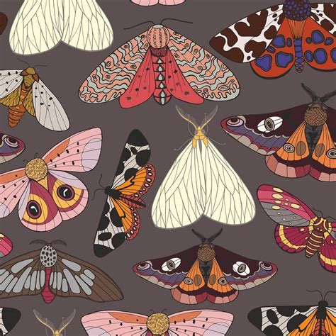 Patternbank on Instagram: “Moths Pattern by Elona Laff Shop ...