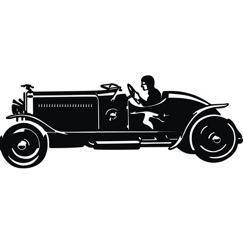 Classic car Silhouette Vintage car - Nostalgic classic cars vector png ...