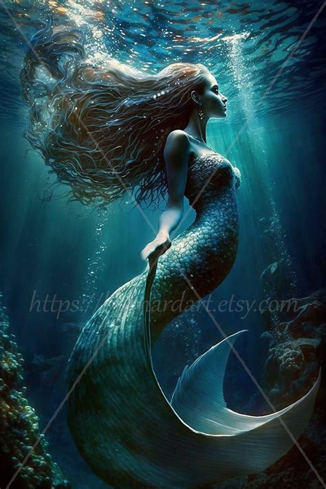 Beautiful Mermaid Art