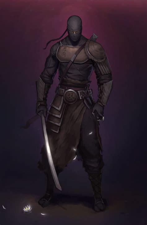 Ninja, Aleksey Bayura | Ninja art, Concept art characters, Fantasy character design