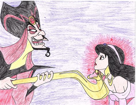 Jafar and Jasmine Drawing by julietcapulet432 on DeviantArt