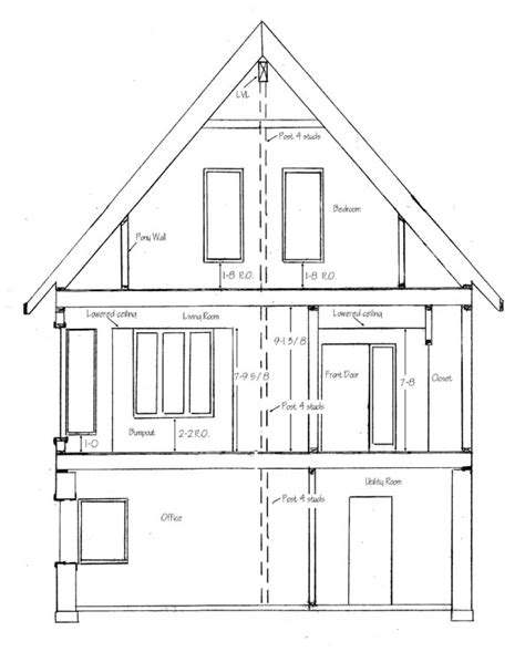 Architectural Cross Section Drawing / Studying the "Manual of Section ...