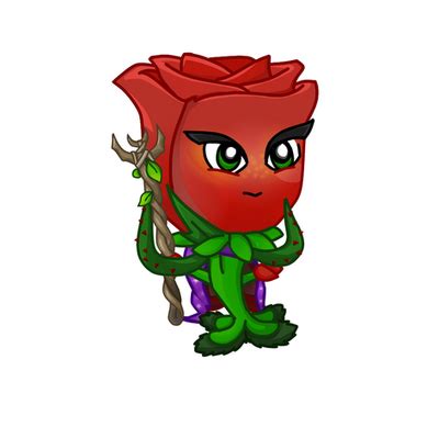 pvz2: rose (from GW2)'s costume by goodpea2 on DeviantArt