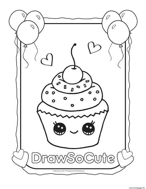 Cute Cupcakes Drawing at GetDrawings | Free download