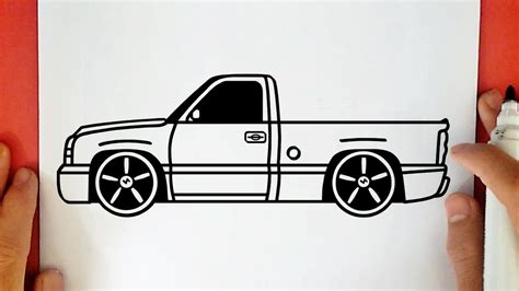 Lowrider Chevy Truck Drawings