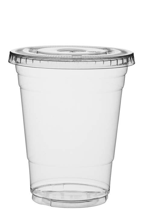 Clear Plastic Cups with Lids | 16 oz, 50 Pack | PET Cold Smoothie Cups | Iced Coffee Cups ...