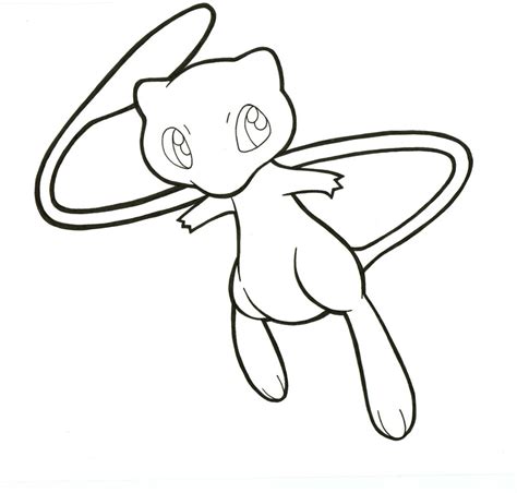 Pokemon Mew Drawing at GetDrawings | Free download