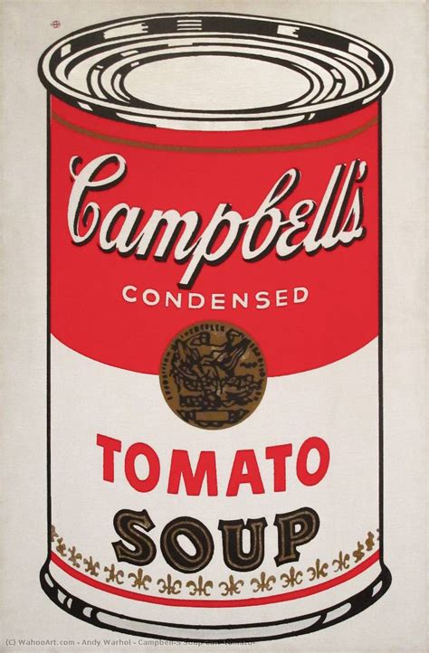 Campbell`S soupe can ( tomate ) de Andy Warhol (1928-1987, United ...