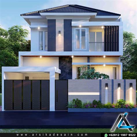 DESAIN RUMAH TROPIS MODERN | Minimal house design, Architect design ...