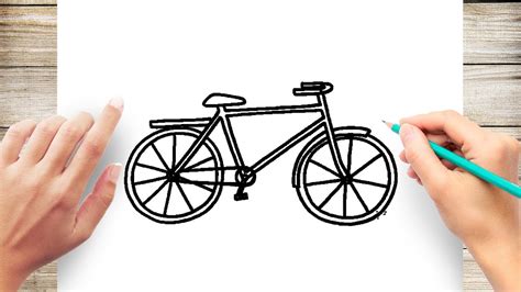 How to Draw Bicycle Easy - YouTube