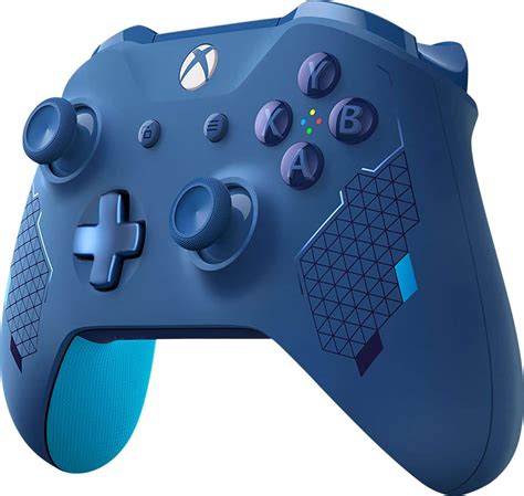 Microsoft Wireless Controller for Xbox One and Windows 10 Sport Blue Special Edition WL3-00145 ...