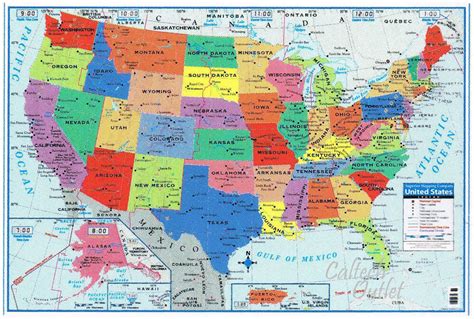 USA United States Map Poster Size Wall Decoration Large Map of The USA 40" x 28" | eBay