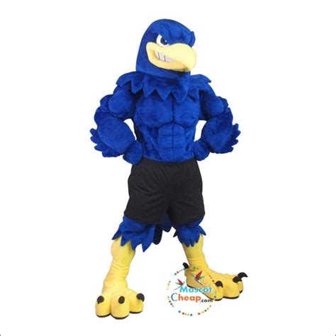 Handsome Power Falcon Mascot Costume High Quality