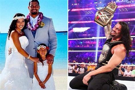 WWE superstar Roman Reigns announces stunning wife Galina is pregnant ...