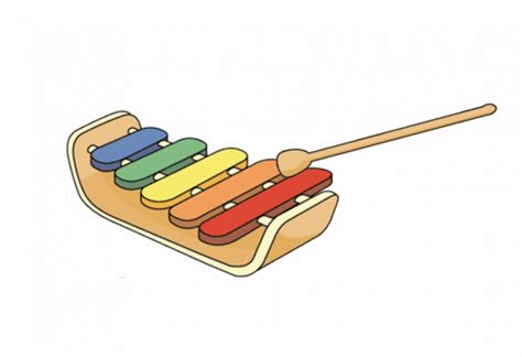 playing xylophone_animation - Classroom Clip Art