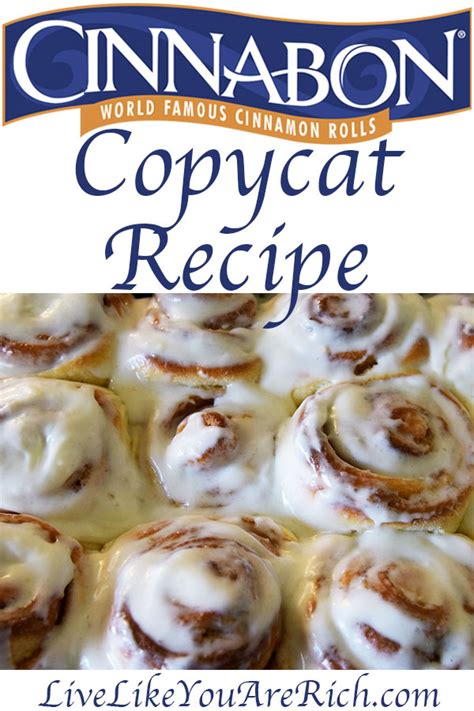 Cinnabon Copycat Recipe