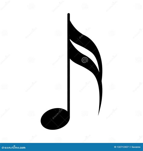 Sixteenth Note. Musical Symbol Cartoon Vector | CartoonDealer.com ...