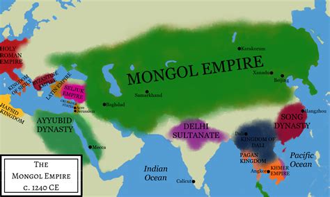 Mongol Empire Under Ogedei Khan (Illustration) - World History Encyclopedia