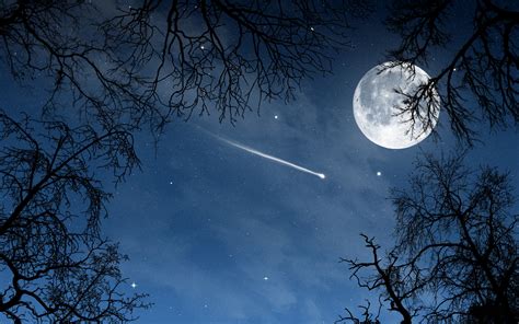 Full Moon and Stars Wallpaper (60+ images)