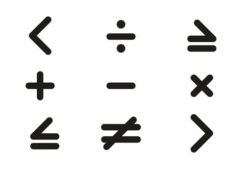 FREE MATH SYMBOLS VECTOR - Download Free Vector Art, Stock Graphics & Images