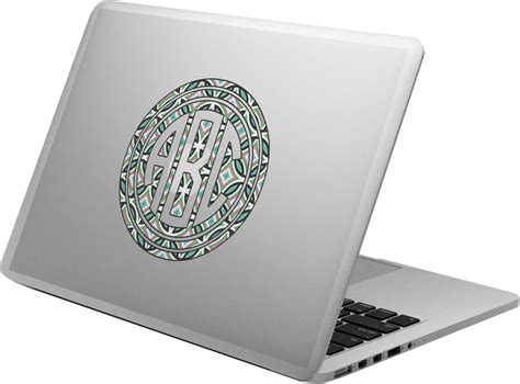 Custom Geometric Circles Laptop Decal (Personalized) | YouCustomizeIt