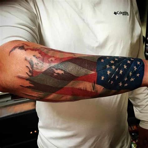 American Flag Tattoos for Men - Ideas and Designs for Guys