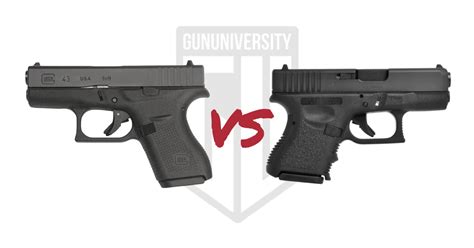 Glock 43 vs Glock 26: 2025 Mini Glock 9mm Comparison