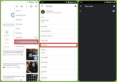 Cara Mengaktifkan Dark Mode (Mode Gelap) Di Aplikasi Chrome Android - Fajrinfo