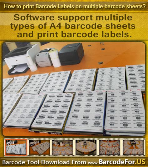 How to Create and Print Barcode Labels on Different Types of Barcode Sheets? – Barcode Software