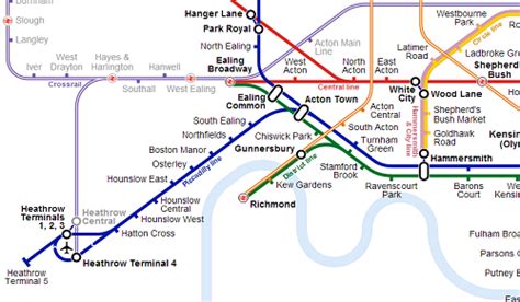 Unofficial Tube Map With Crossrail & New Overground Lines