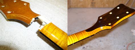 Guitar Neck Repair On An Archtop Guitar