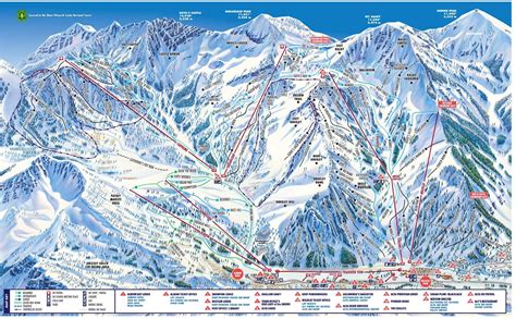 Alta Ski Area Trail Map | OnTheSnow