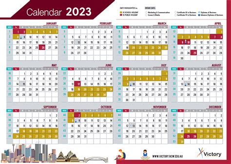 2023 australia calendar with holidays nsw 2023 calendar with public - 2023 australia calendar ...