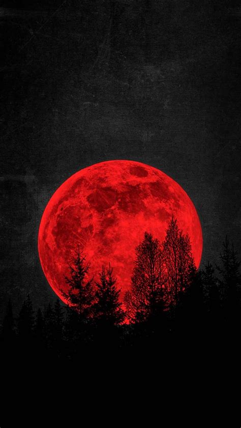 Red Moon iPhone Wallpaper HD | Red moon, Wallpaper images hd, Iphone wallpaper