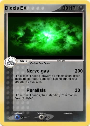 Pokémon Dioxis EX - Nerve gas - My Pokemon Card