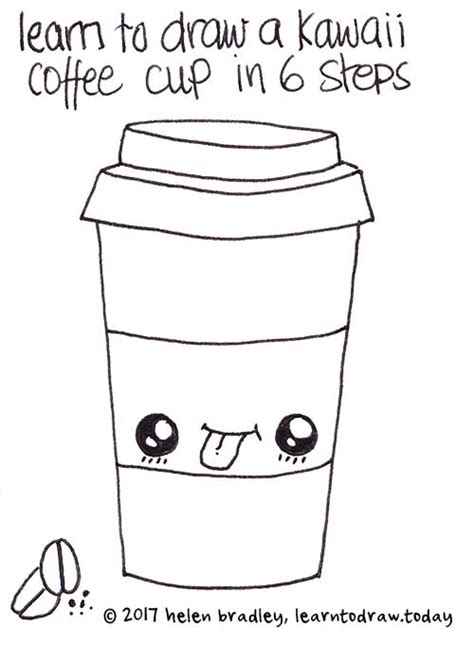 Coffee Cup Simple Drawing : Mug Clipart Outline | Bodbocwasuon