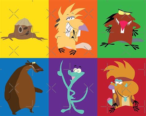 "angry beavers characters" by ehaverstick | Redbubble