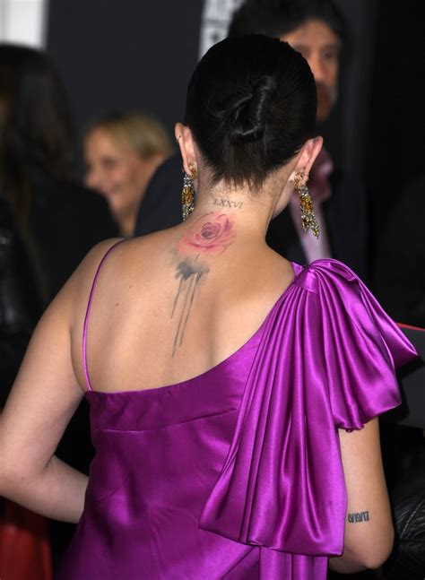 Selena Gomez's Rose Neck Tattoo | Selena Gomez's 17 Known Tattoos: A Guide and What They Mean ...