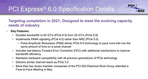 PCI-SIG Announces PCIe 6.0, up to 256 GBps in 2021 | Tom's Hardware