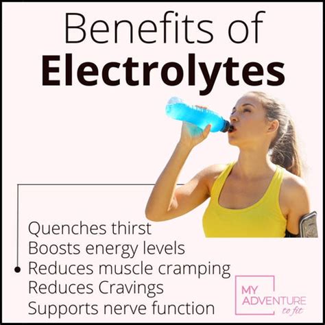 Benefits of Electrolytes – My Adventure to Fit