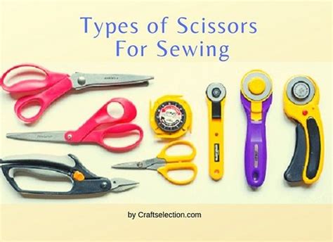 Different Types of Scissors For Sewing