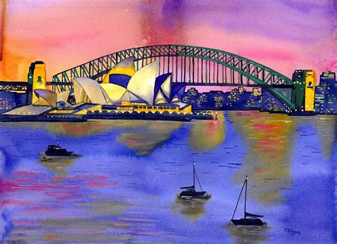 Sydney Harbour Bridge Artwork - Frikilo Quesea