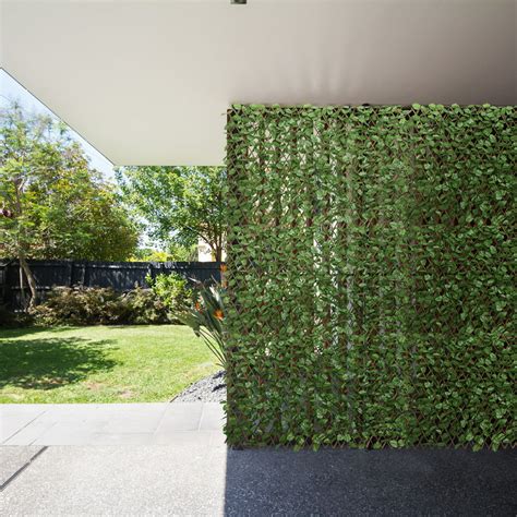 Costway 3PC Artificial Leaf Faux Ivy Privacy Fence Screen Expandable Retractable - Walmart.com ...